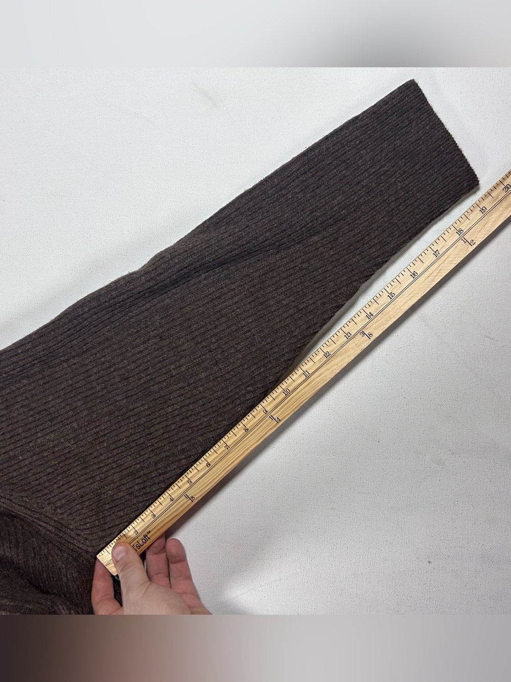 Pendleton Cable Knit Wool Cardigan Sweater Shawl Mens XL Brown NEW Shetland Wool - Picture 5 of 7